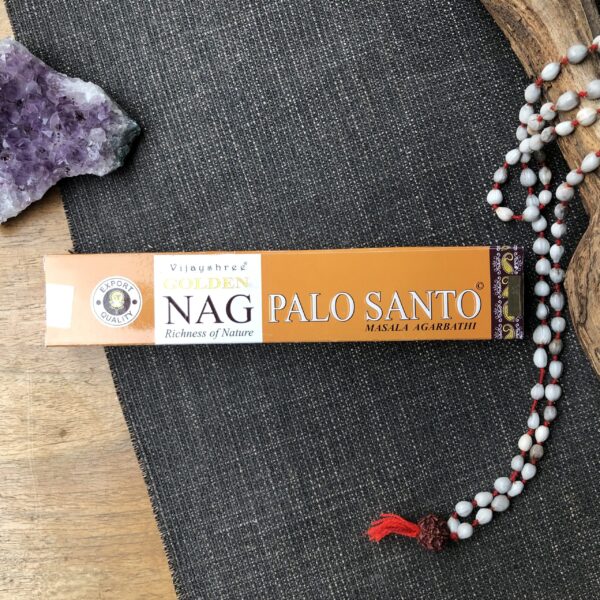 Incenso Indiano Vijayshree Golden Nag Palo Santo