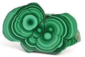 Malachite pietra grezza - Significati ed effetti